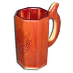 Celtic Cat Wooden Mug